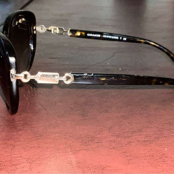 Coach Tortoise Sunglasses GUC with Coach Glasses Case and Coach Dust bag- bundle - Picture 12 of 17